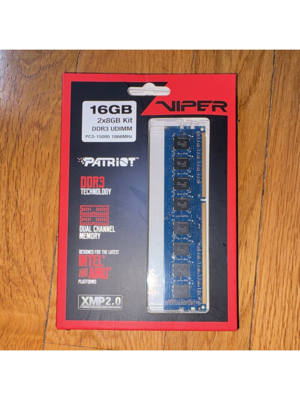 Patriot Viper DDR3 SDRAM 16GB (2x8GB) 1866MHz DIMM Dual Channel Desktop Memory